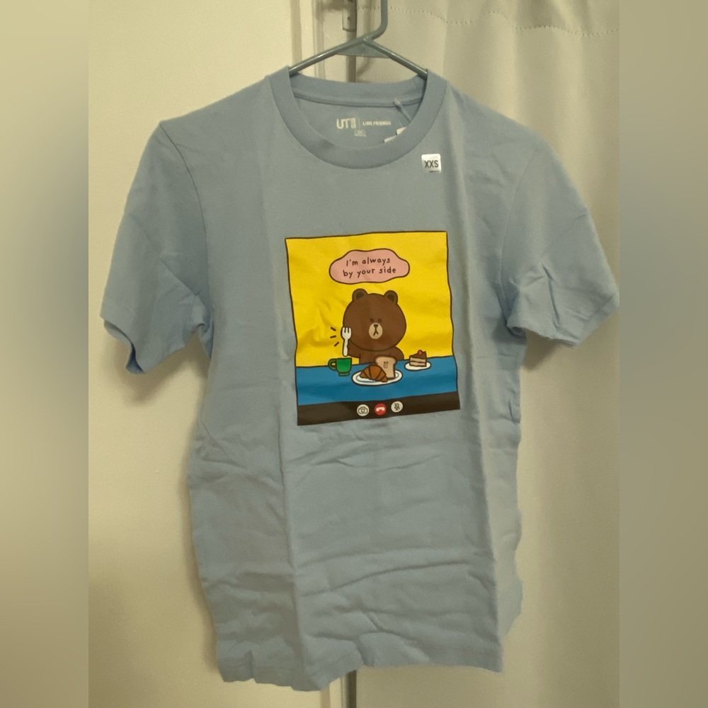 Uniqlo x Linefriends Blue T-Shirt